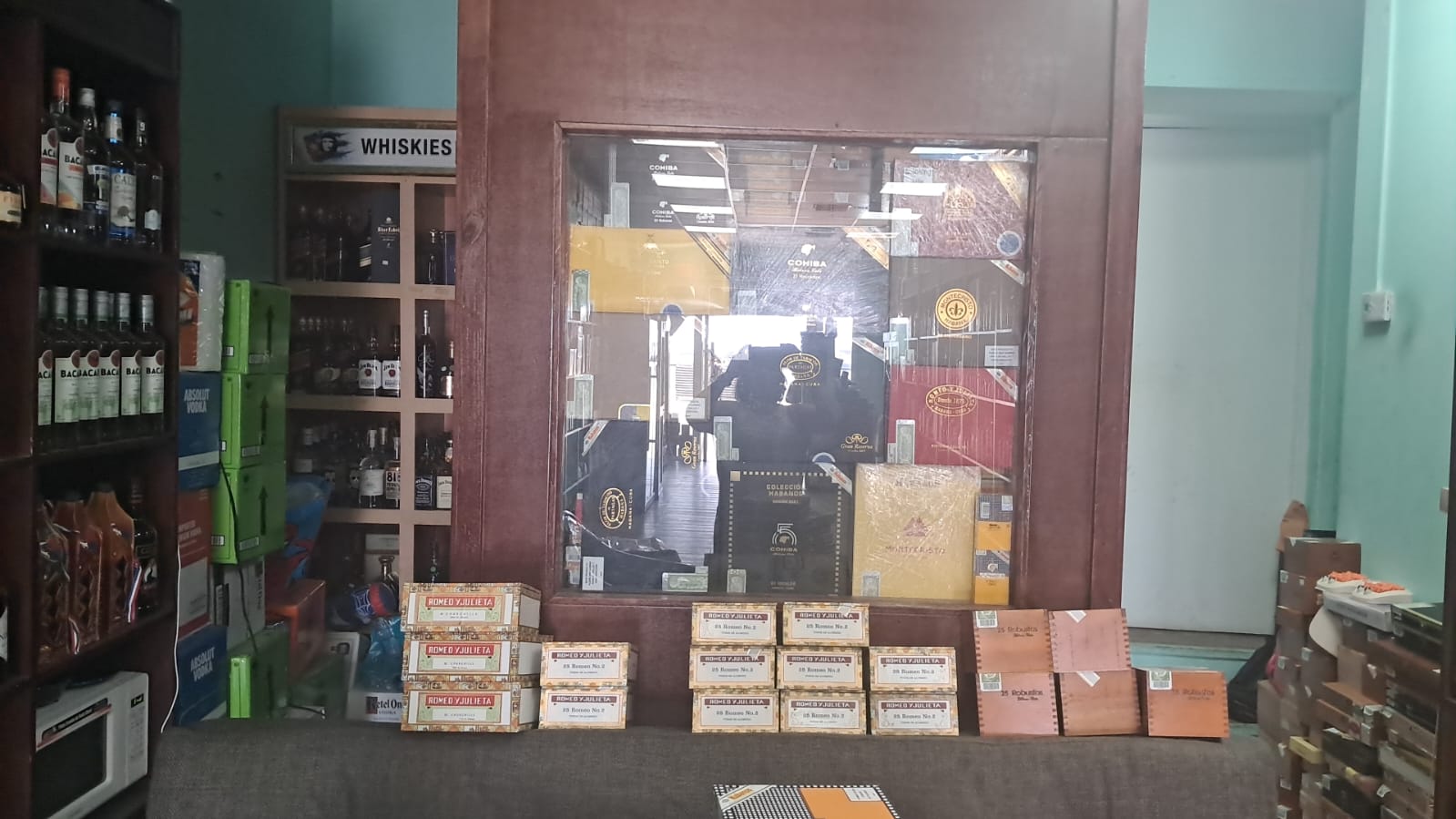 Premium cigar boxes in the Cigar House humidor